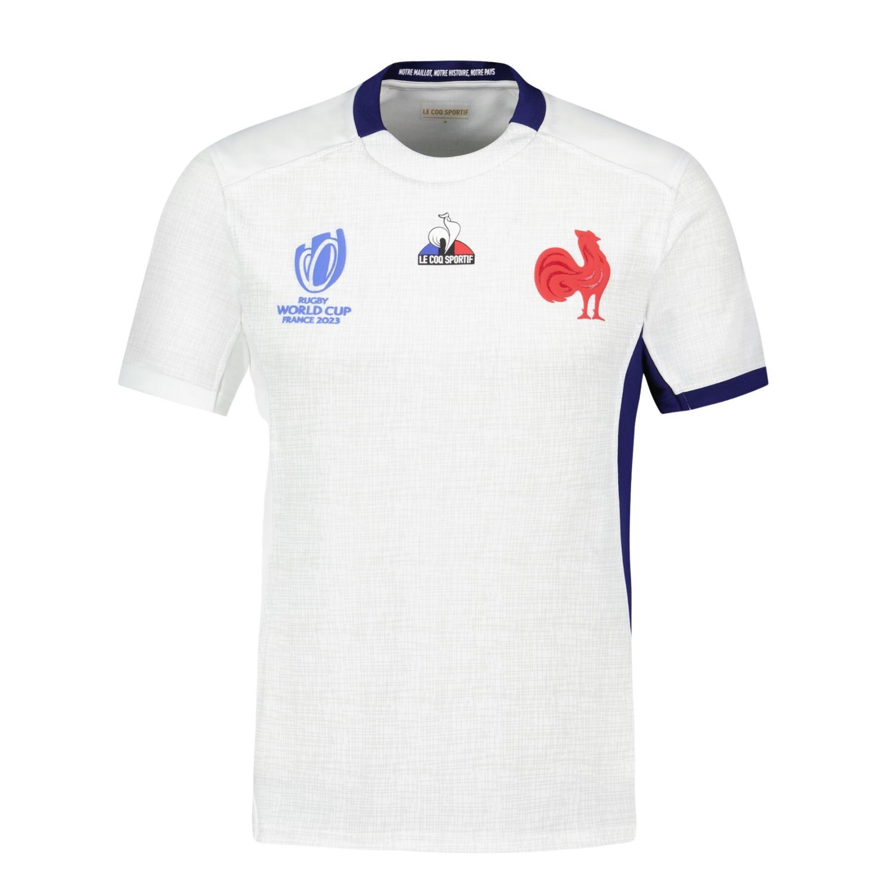 Camiseta Replica segunda equipación Homme XV de Francia - Copa del mundo de Rugby 2023