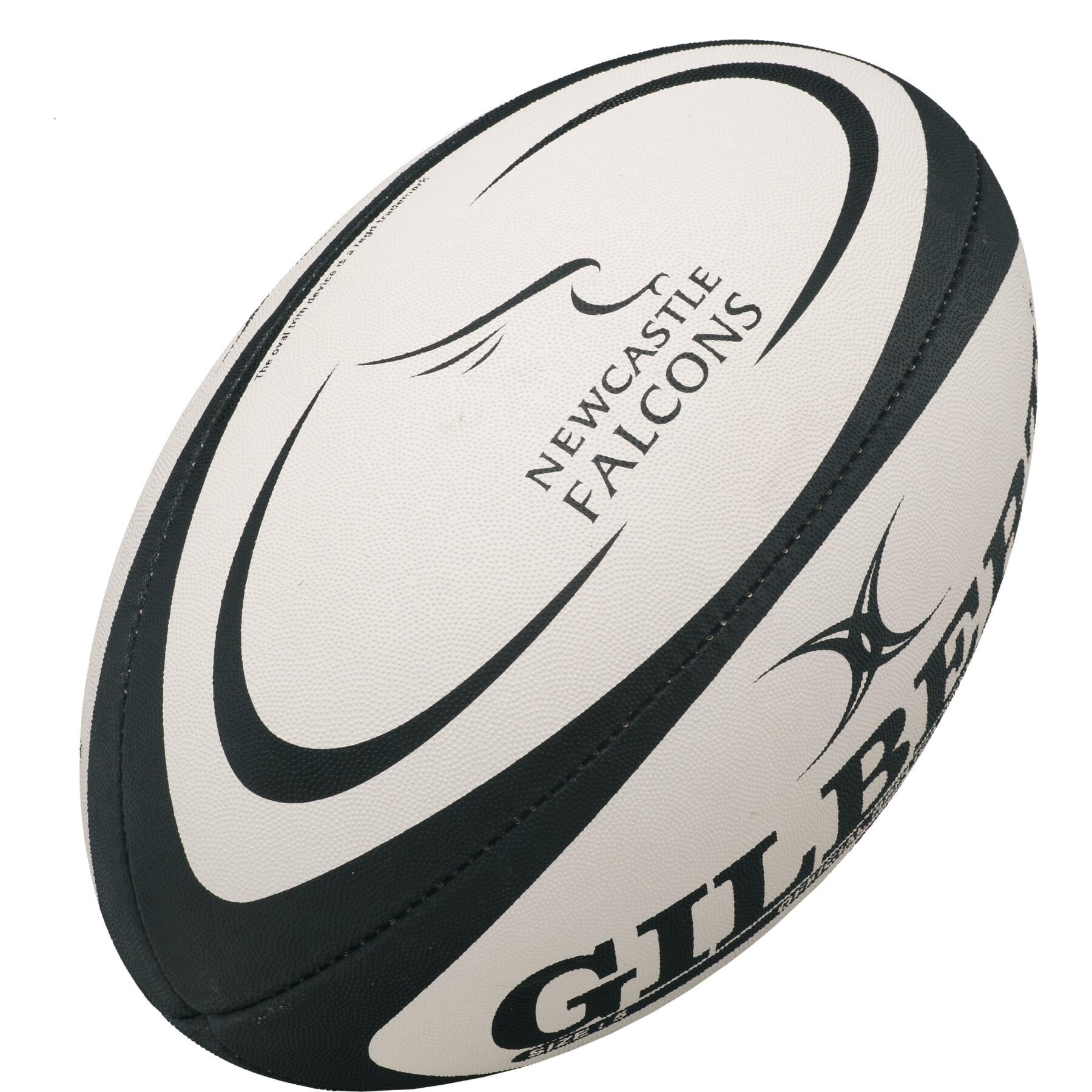 Balón de rugby midi Gilbert Newcastle Falcons (taille 2)