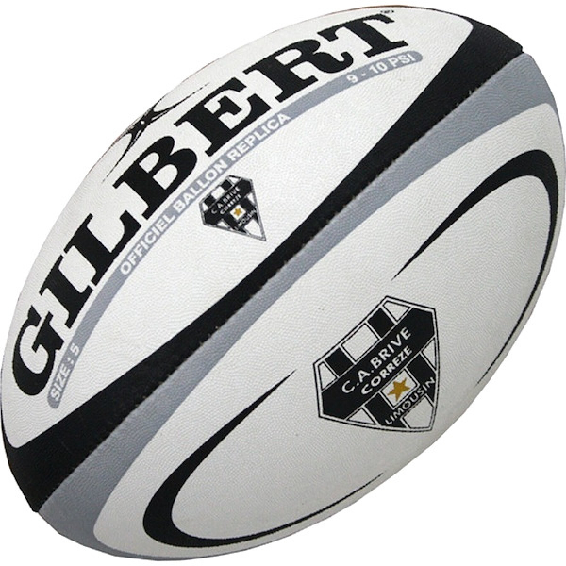 Balón de rugby Gilbert CA Brive (talla 5)