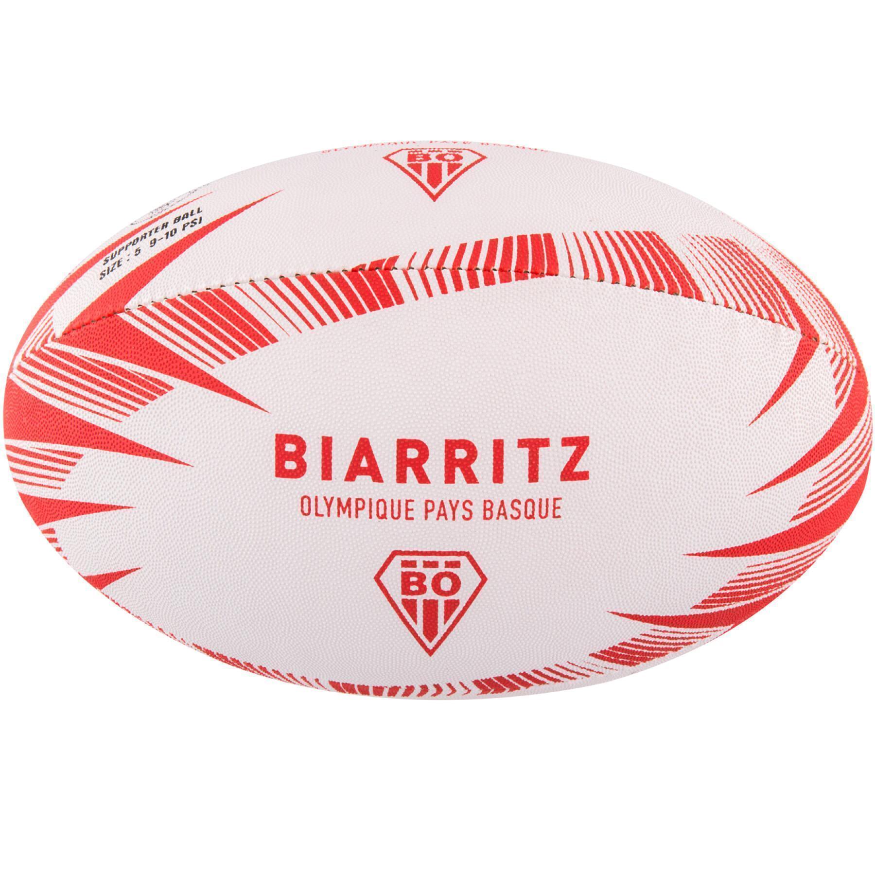 Balón de rugby supporter Gilbert Biarritz (talla 5)