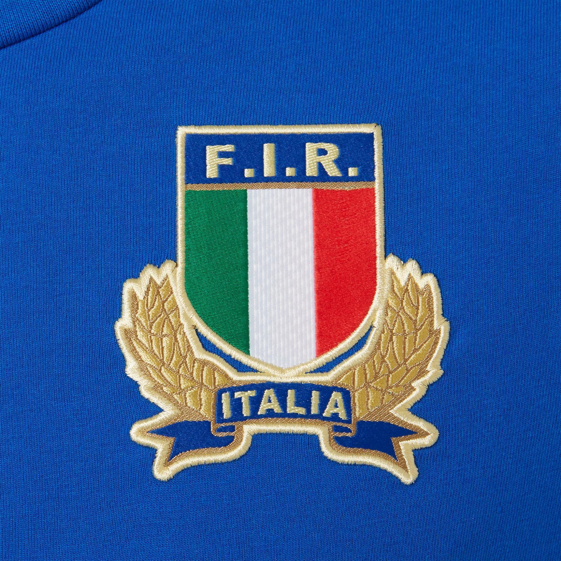 Camisa de viaje de algodón Italie rugby 2020/21
