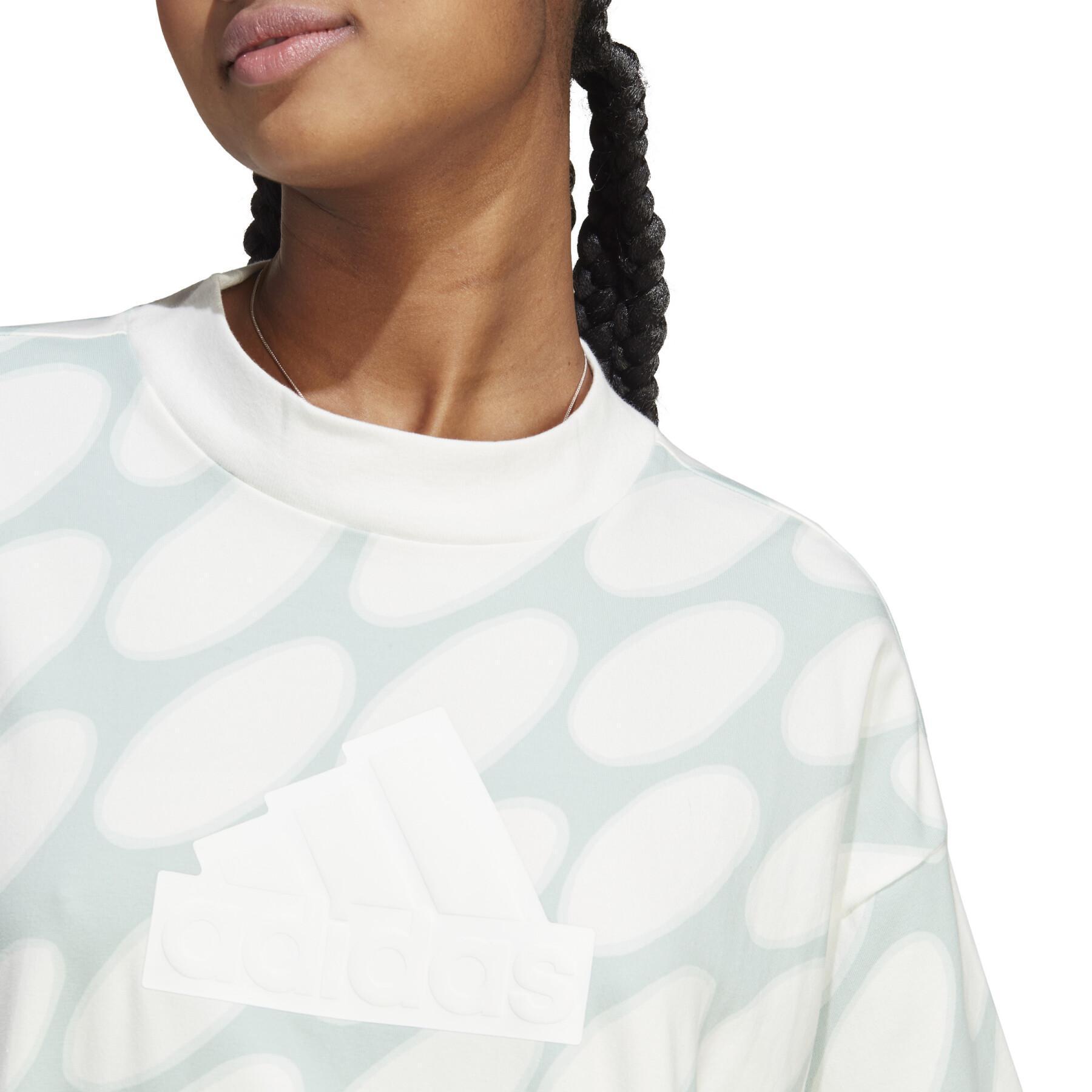 Camiseta de mujer adidas Marimekko Future Icons 3-Stripes