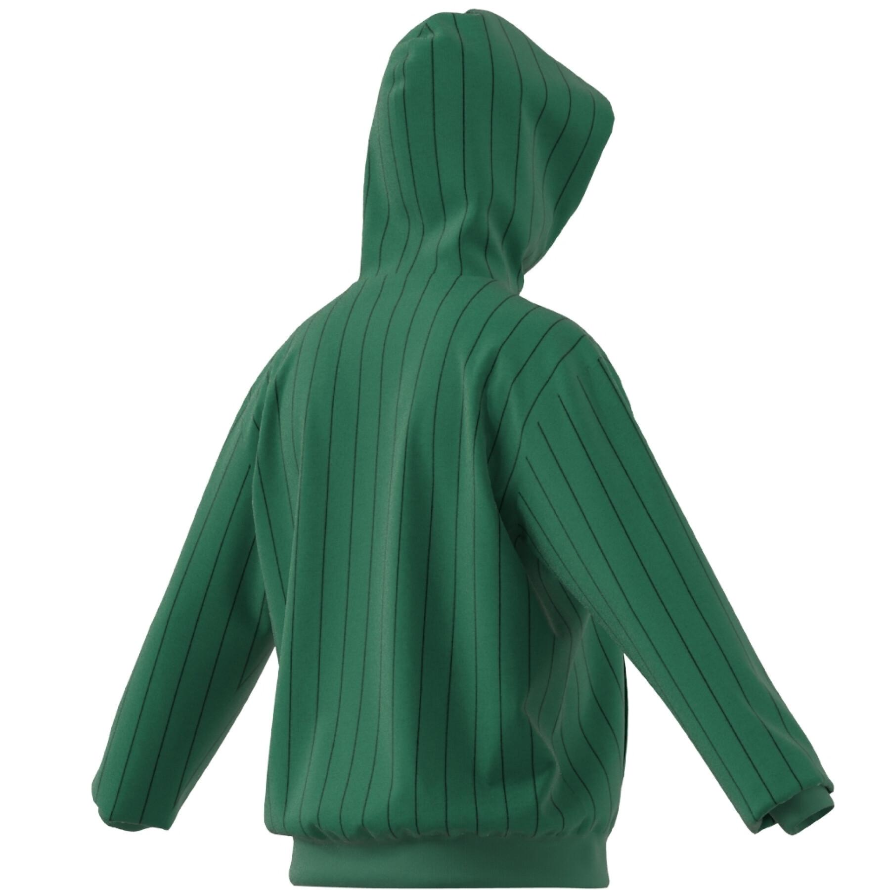 Sweatshirt con capucha adidas Pinstripe Fleece