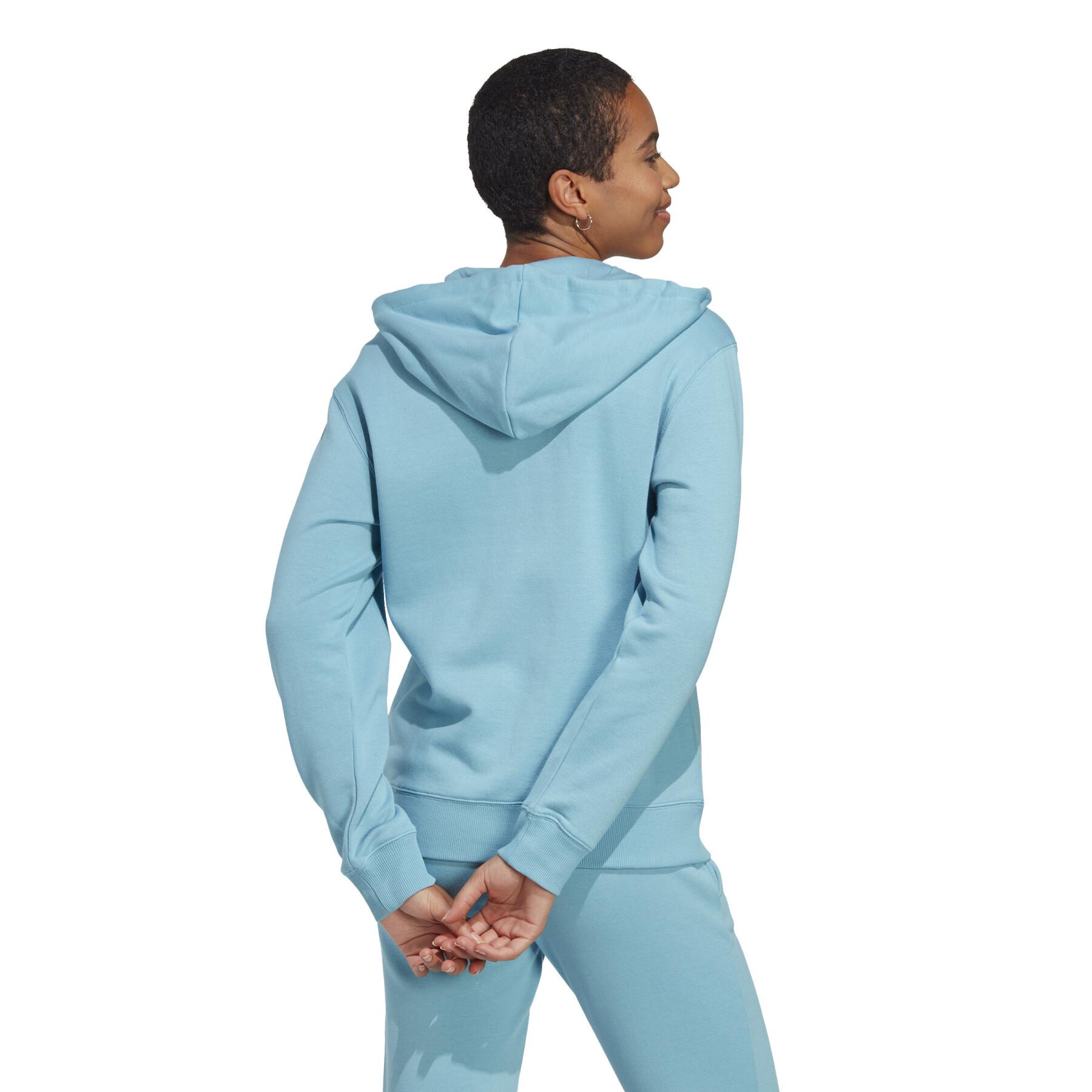 Sweatshirt sudadera polar de cremallera completa para mujer adidas Essentials