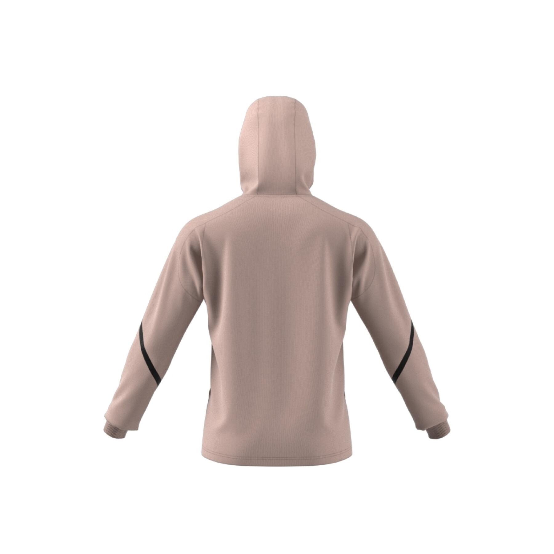 Sweatshirt sudadera con capucha y cremallera adidas Designed for Gameday