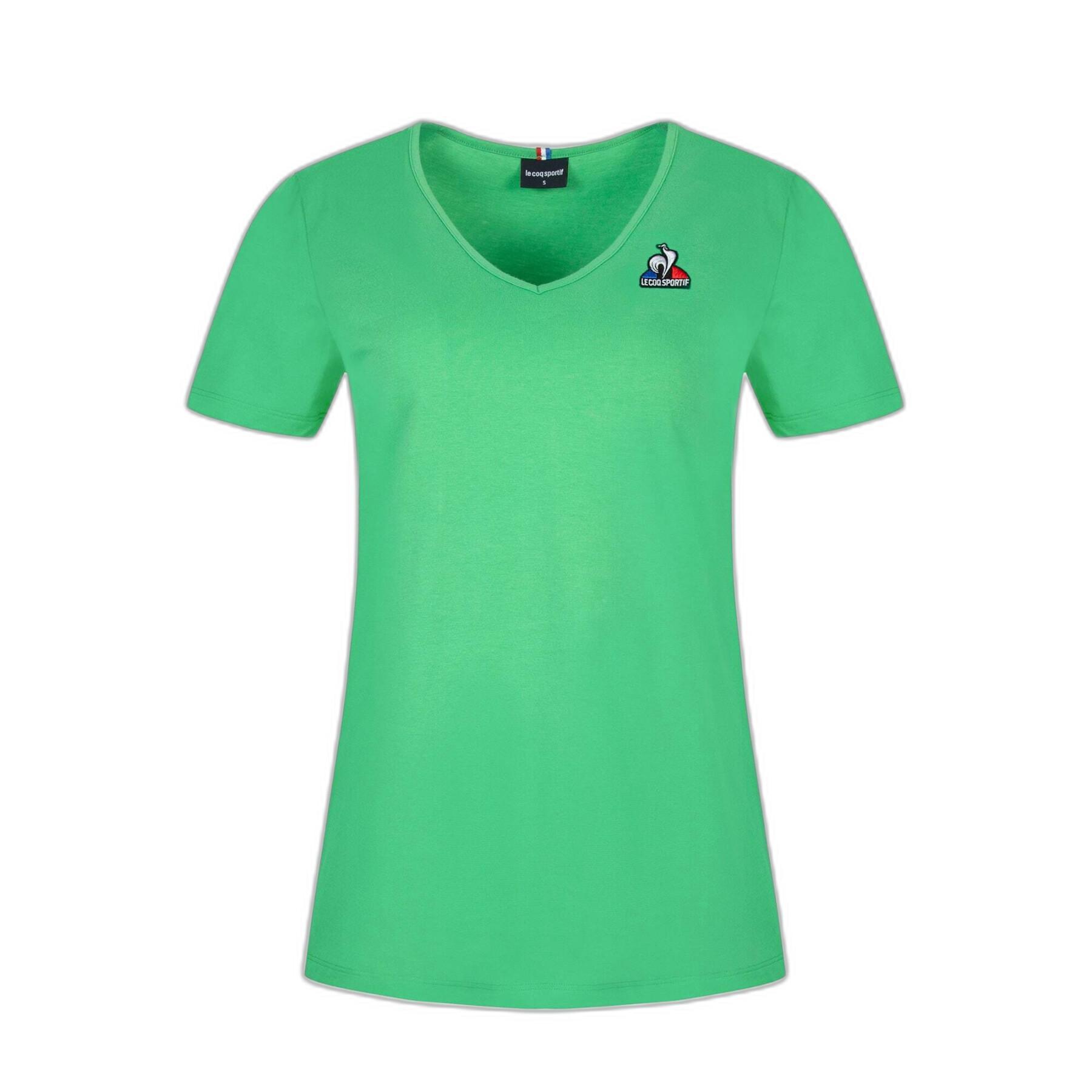 Camiseta de mujer con cuello de pico Le Coq Sportif ESS N°2