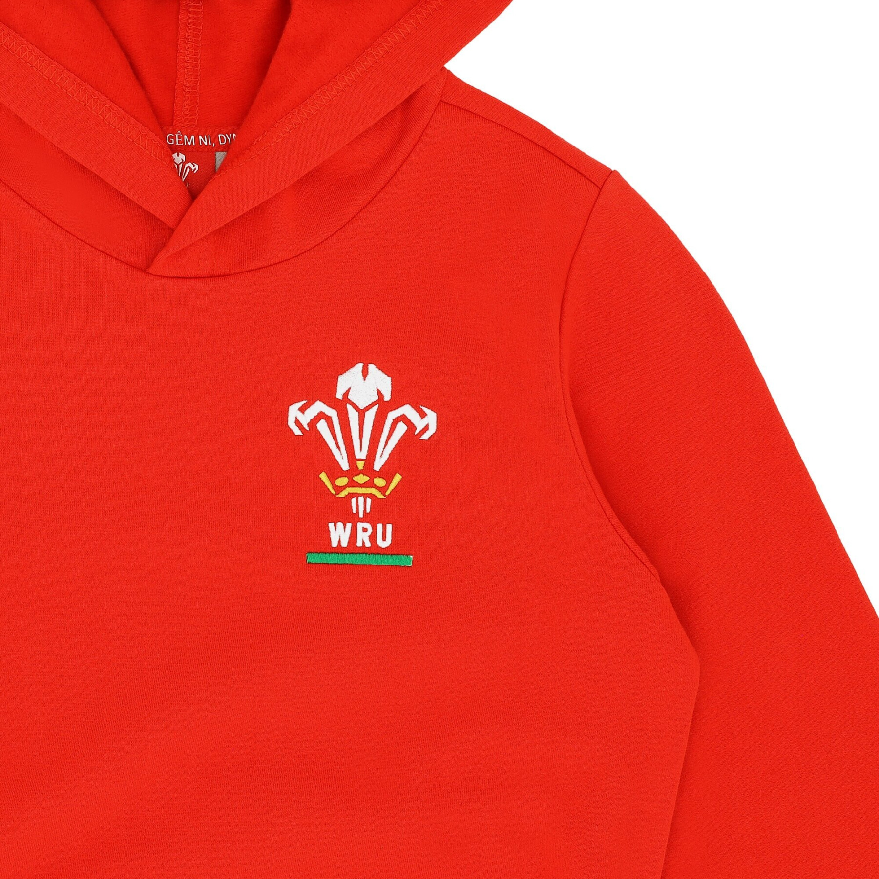 Sudadera con capucha infantil Gales Rugby XV Merch CA Groc