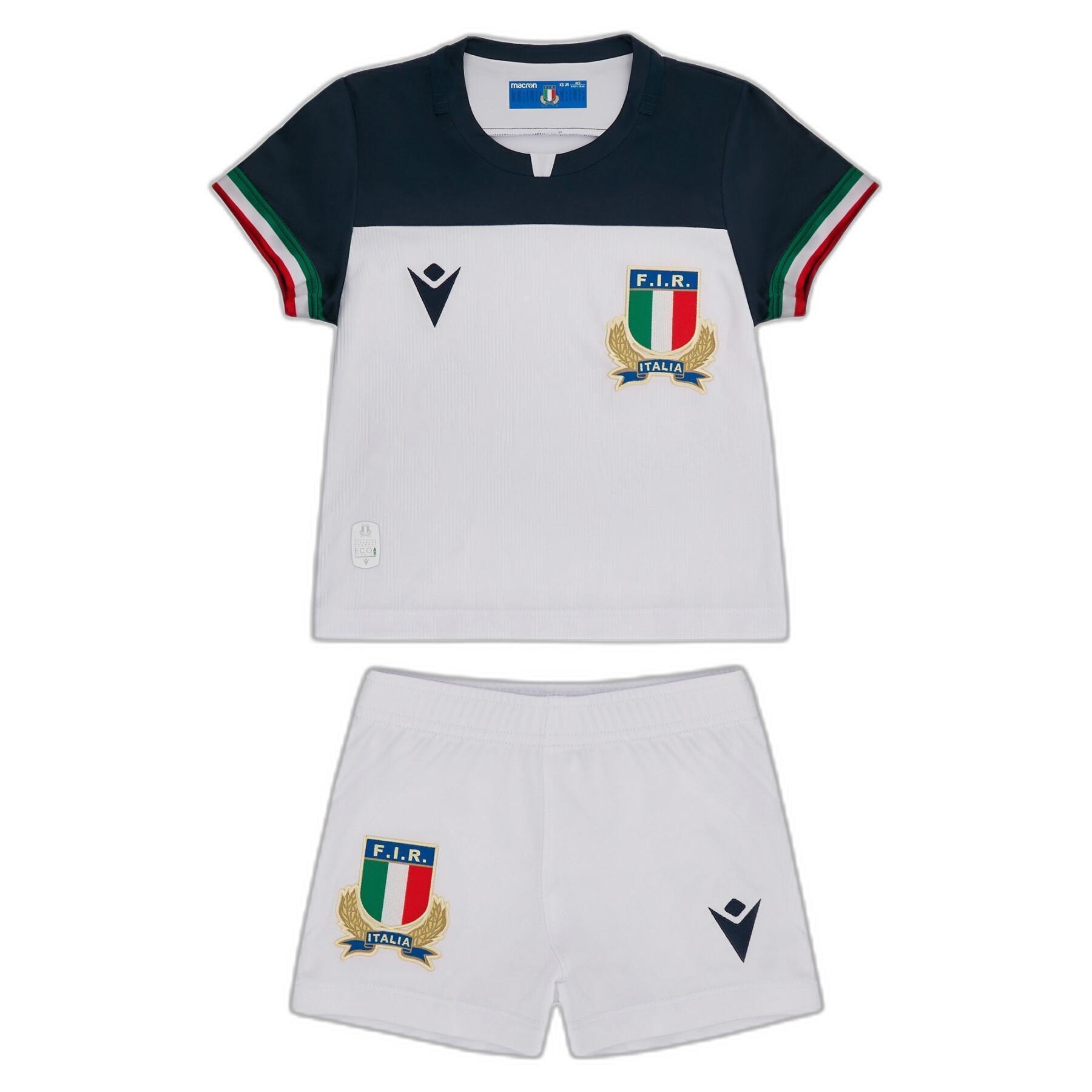 Conjunto segunda equipación para niños Italia Rugby