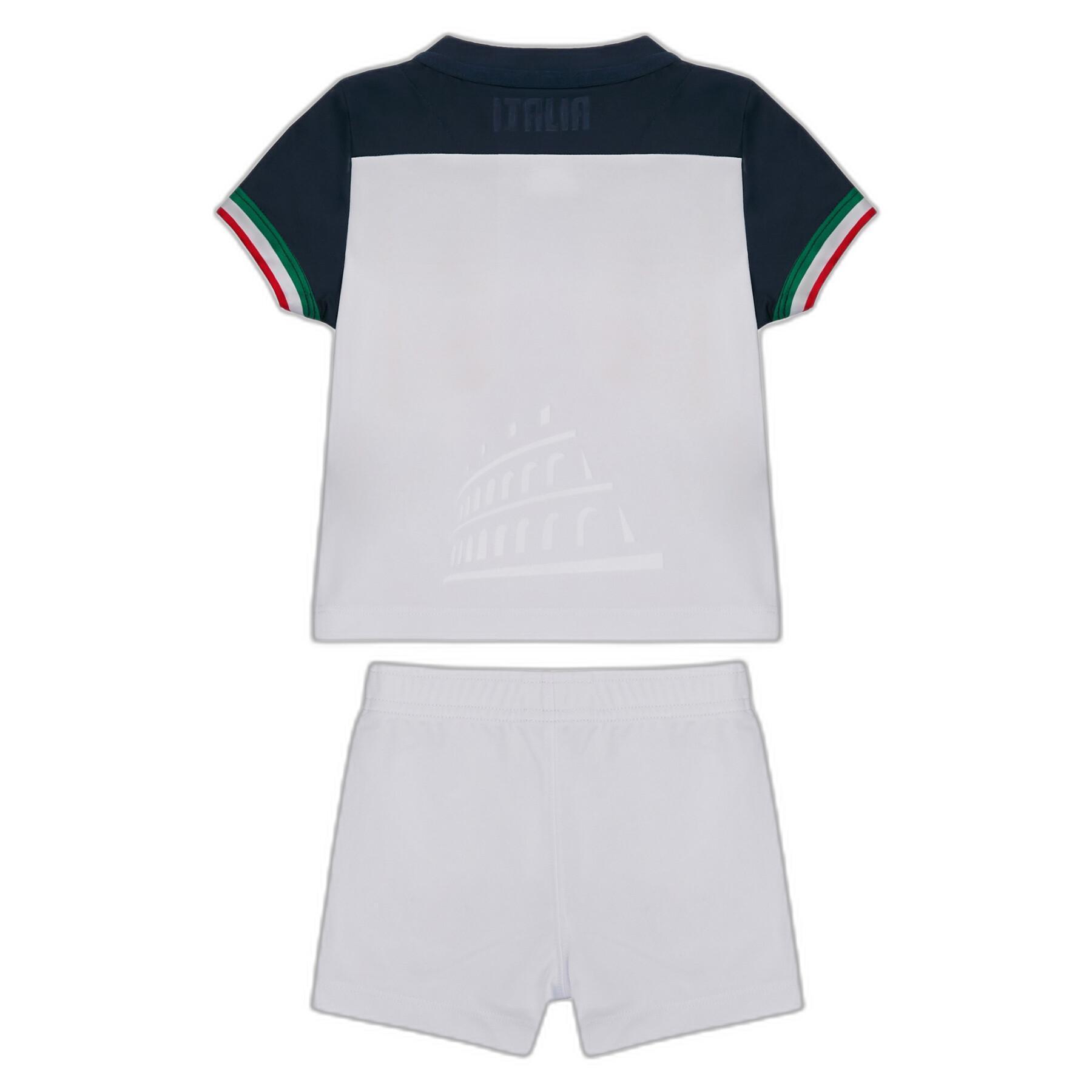 Conjunto segunda equipación para niños Italia Rugby