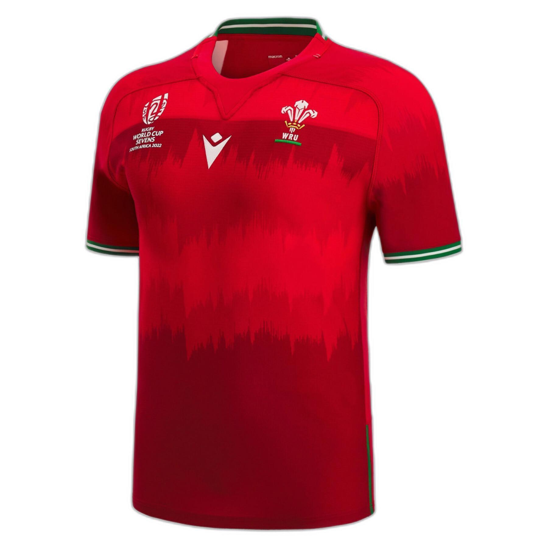 Camiseta primera equipación Gales XV 2022/23 7S RWC