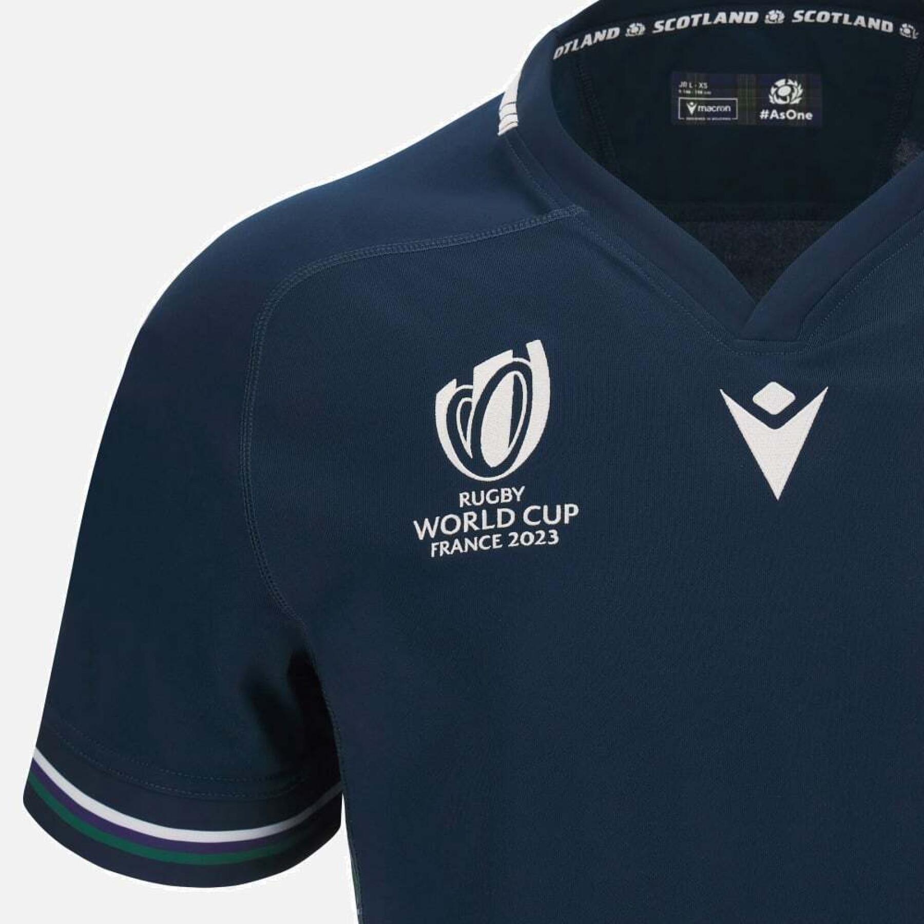 Camiseta primerra equipaciónde niño de la Copa Mundial de Rugby 2023 Écosse