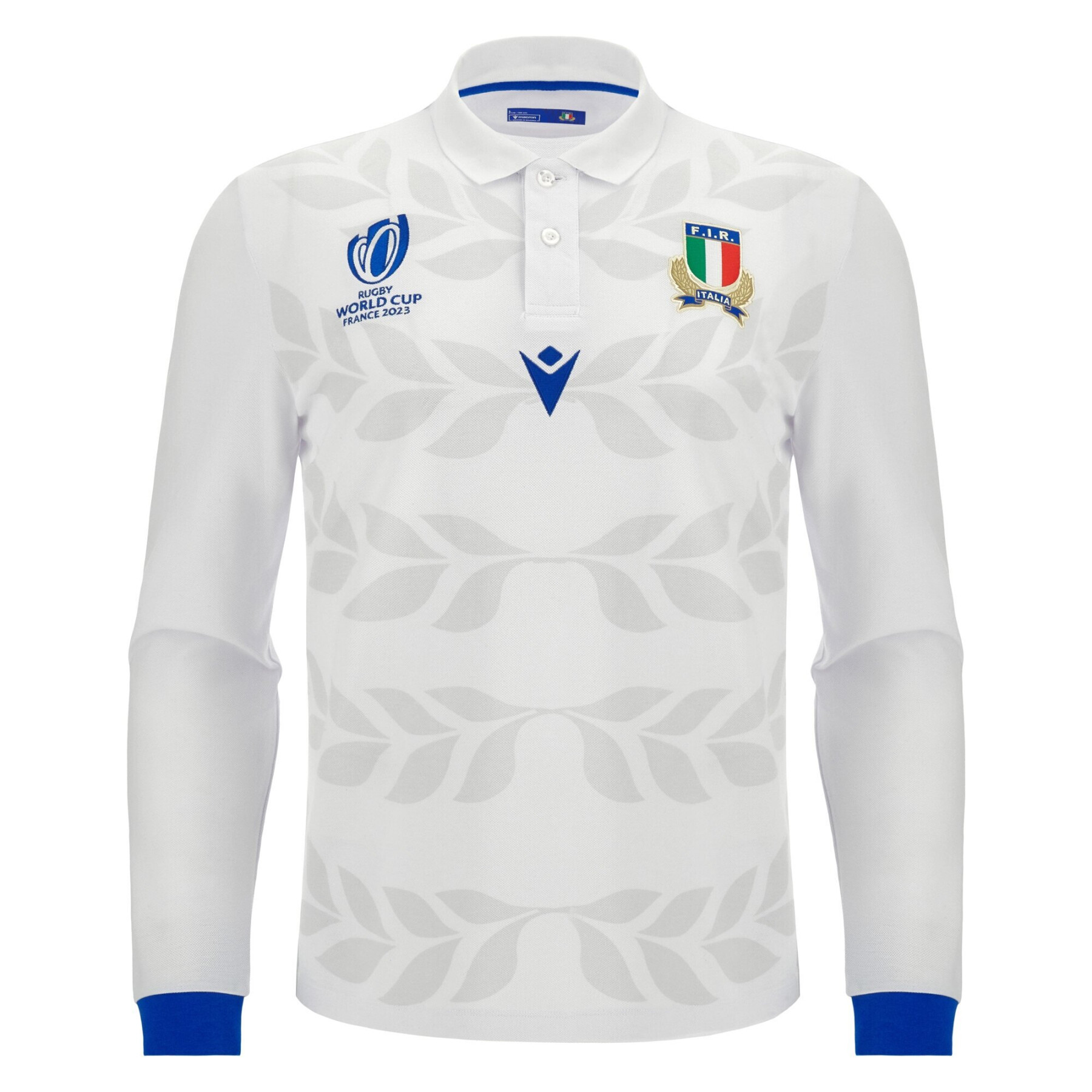 Camiseta de manga larga segunda equipación Italia RWC 2023