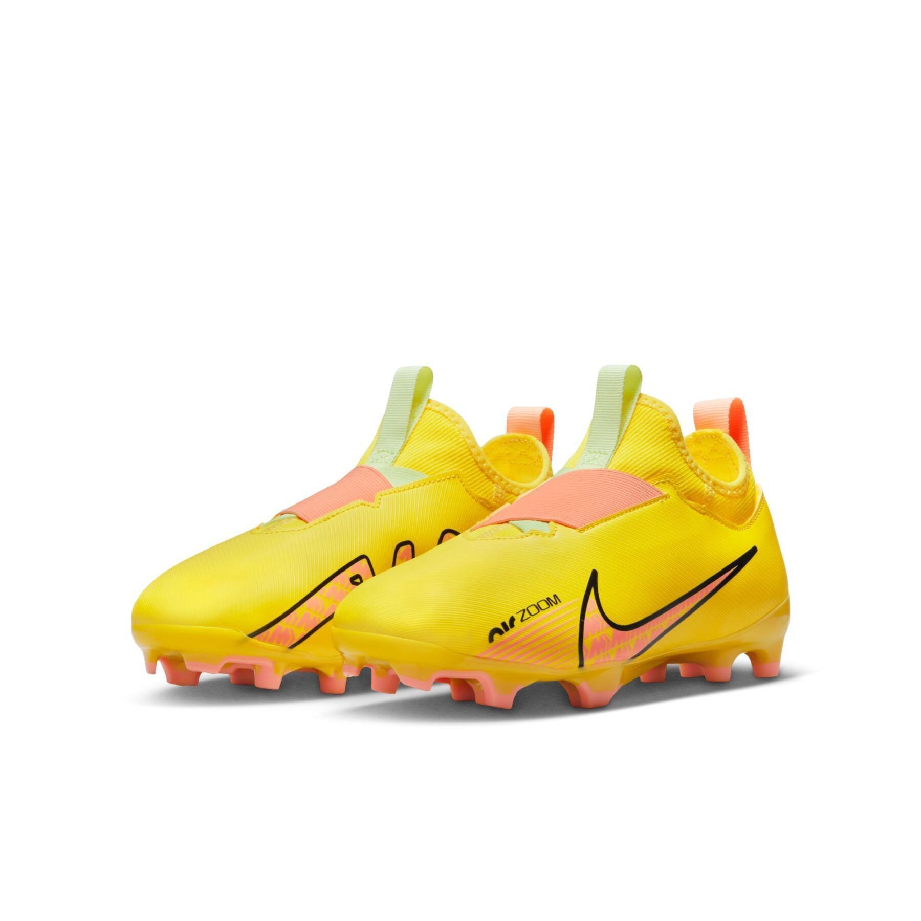 Botas de fútbol para niños Nike Zoom Mercurial Vapor 15 Academy MG - Lucent Pack
