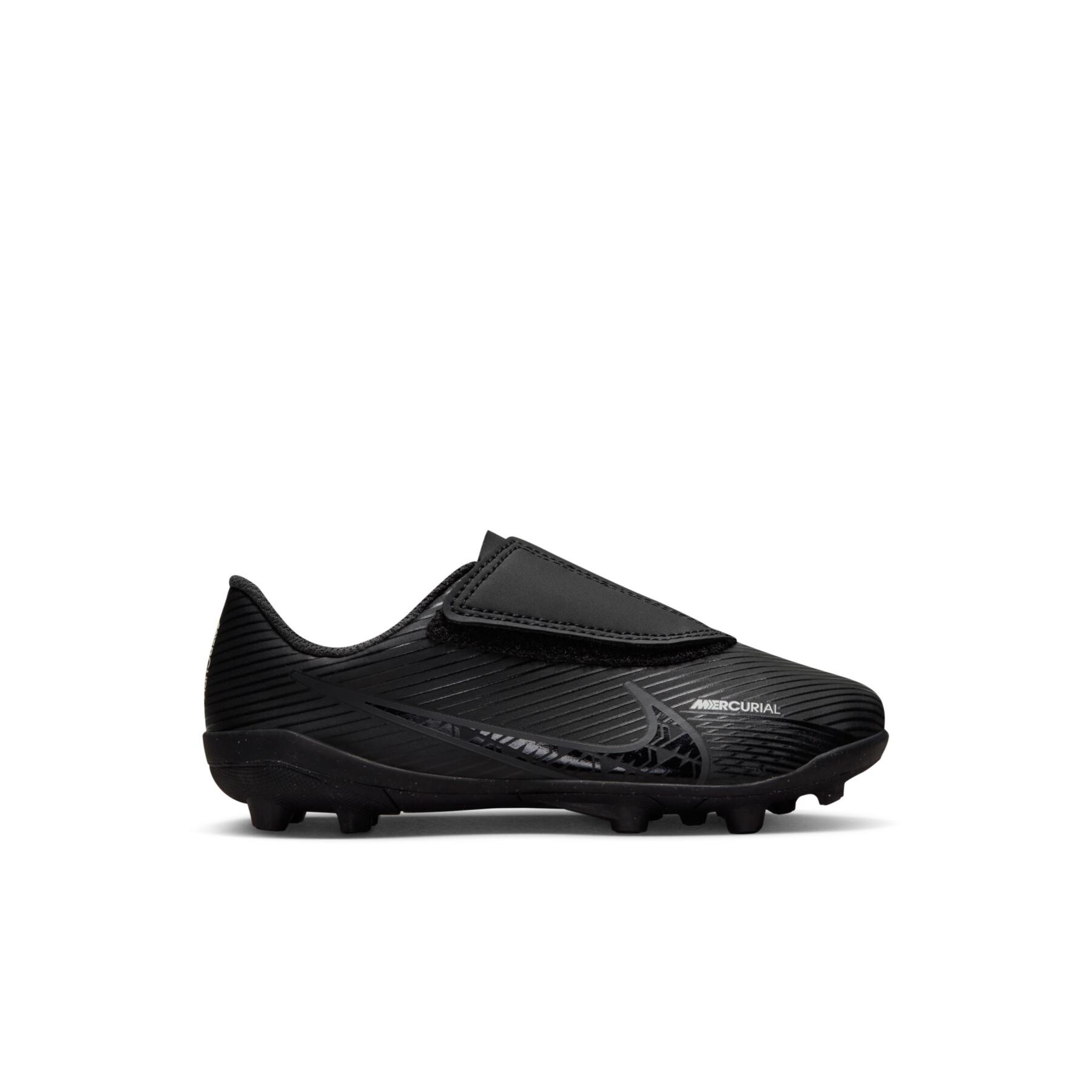 Botas de fútbol para niños Nike Mercurial Vapor 15 Club MG - Shadow Black Pack