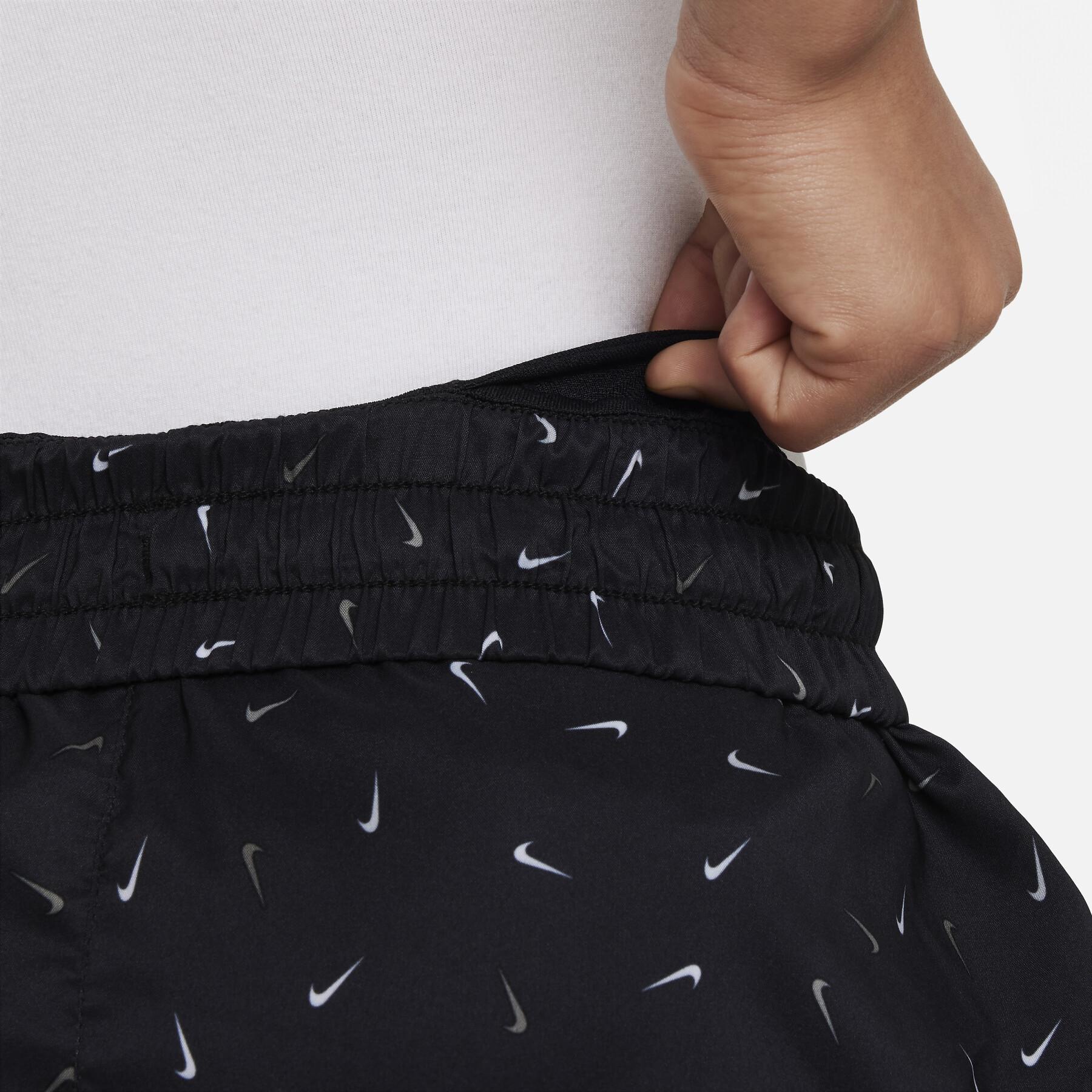 Pantalones cortos para niña Nike Dri-Fit One HR Logo Print