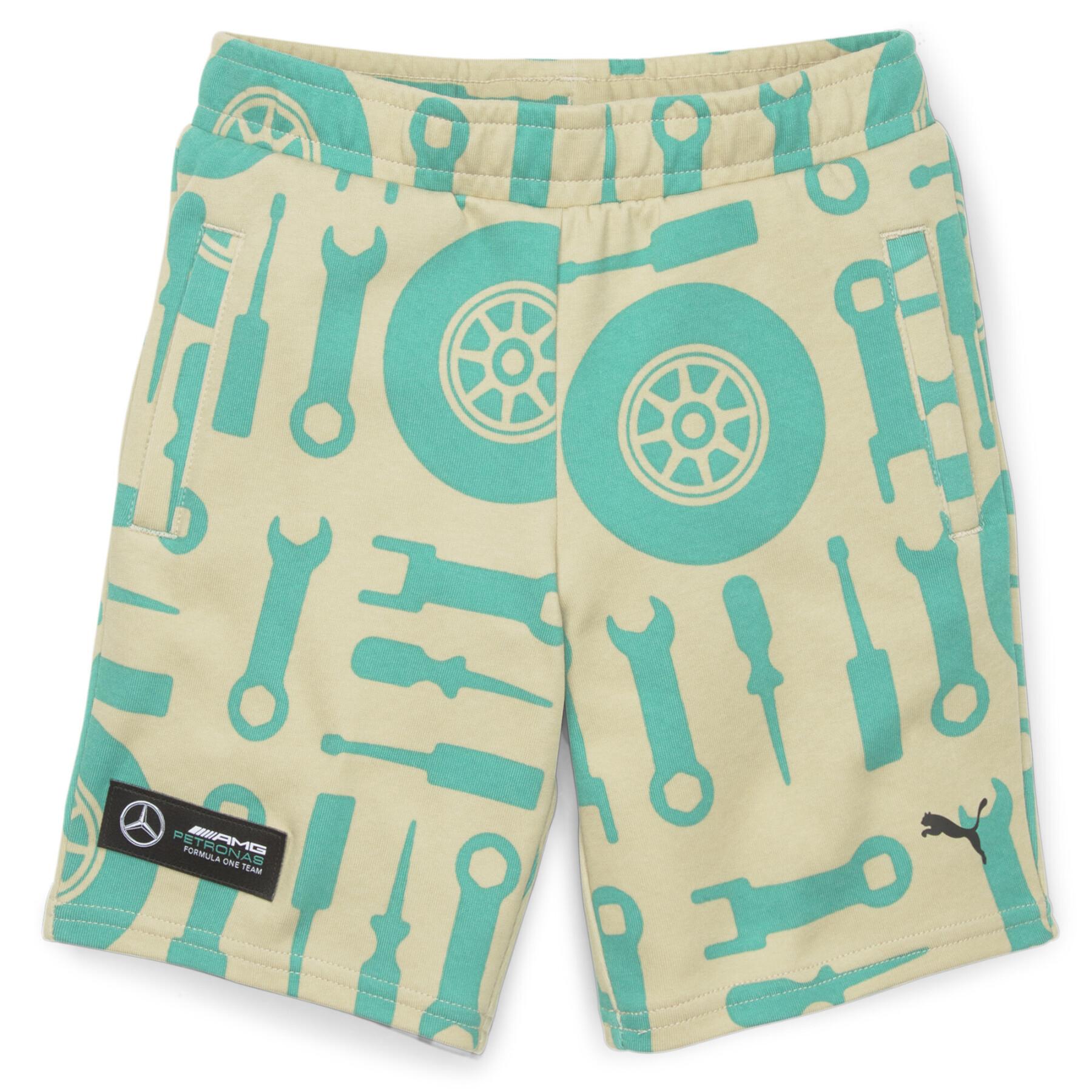 Pantalones cortos para niños Puma Mapf1 Pre-School Aop