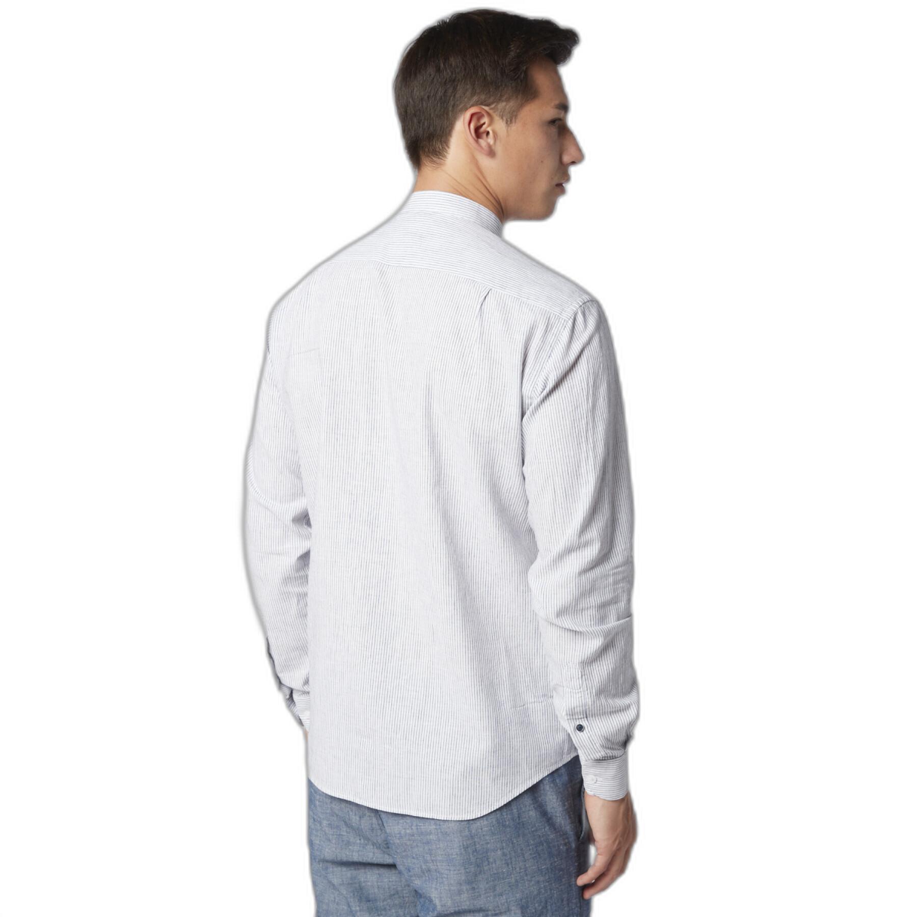 Camisa de rayas de manga larga Serge Blanco