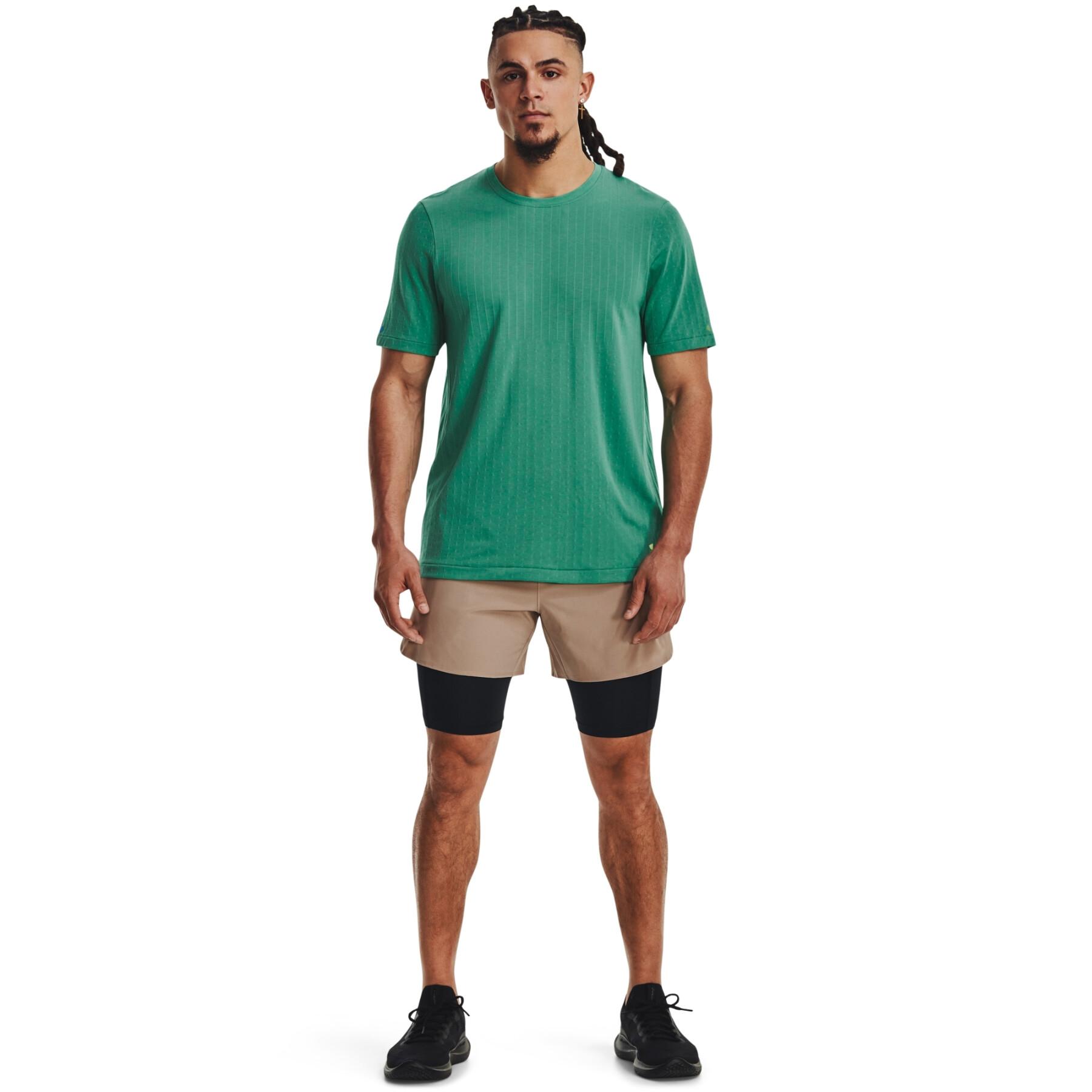 Pantalones cortos tejidos 2 en 1 Under Armour Peak