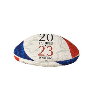 Mini balón de rugby Francia Copa del mundo 2023 Welcome