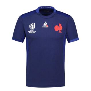 Camiseta Replica Domicile Homme XV de France - Coupe du Monde de Rugby 2023