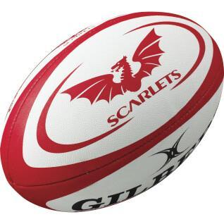Balón de rugby midi Gilbert Scarlets (taille 2)
