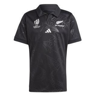 Camiseta primera equipación para niños All Blacks Copa del mundo de Rugby 2023