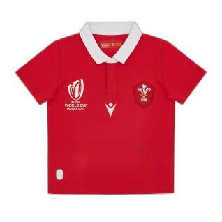 Camiseta primera equipación para niños Pays de Galles RWC 2023