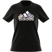 Camiseta gráfica floral para mujer adidas