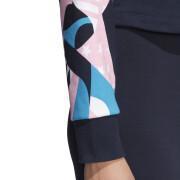 Sudadera con capucha para mujer adidas Sport ID Printed Crop