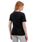 Camiseta de manga corta con cuello en V para mujer Le Coq Sportif Ess Col V N°1