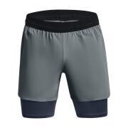Pantalones cortos tejidos 2 en 1 Under Armour Peak